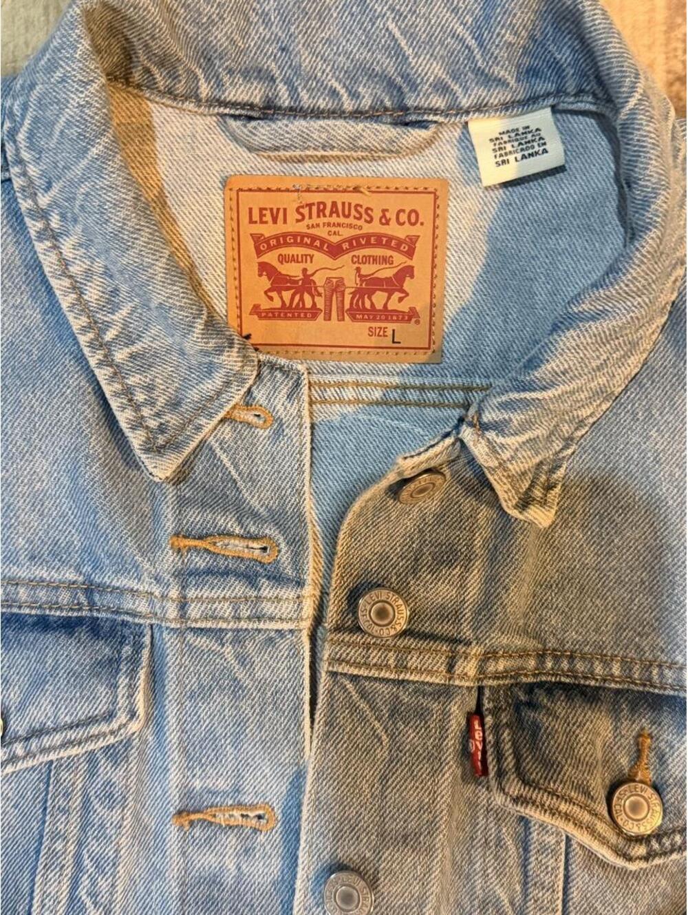 Levi's Women's Blue Jacket - Picture 3 of 5